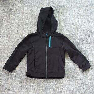 Athletic Works Black Jacket with Teal Trim Size 4T